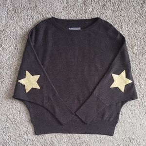 Zadig & Voltaire Sweater with Gold Star Accents